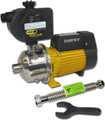 Davey Water Pump System BIT14-45 with the included Torrium 2 water pump controller. Corrugated hose, fittings, and wrench, are included.