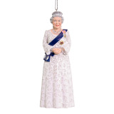 Queen Elizabeth Resin Christmas Ornament