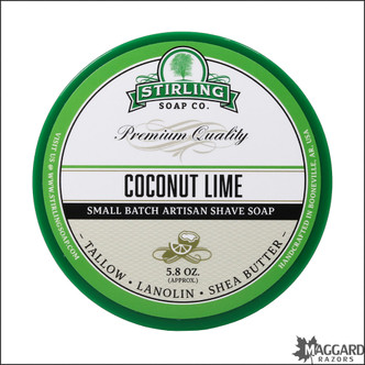 Coconut Lime Shave Soap by Stirling Soap Company