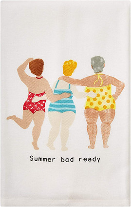 Funny Kitchen Towel, Summer Bod Ready