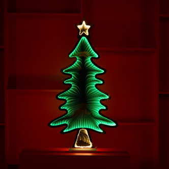 Infinity Lights Xmas Tree Decoration, 37.5”