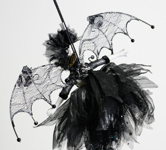 Bat Fairy Halloween Ornament