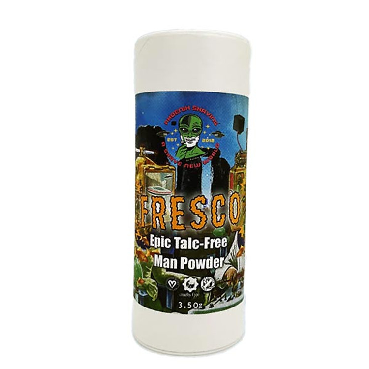 Talc-Free Mentholated Man Powder, Ode to Old Spice Fresh Scent