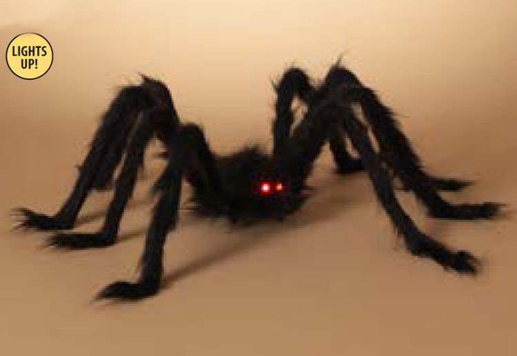 Spooky Spider with Lit Eyes, 43"