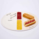 3-Piece Burger & Hot Dog Platter Set