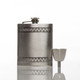 Decorated Flask & Funnel Gift Set