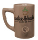 Brown Wake & Bake Coffee Mug with Pipe
