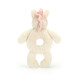 Bashful Unicorn Ring Rattle by Jellycat