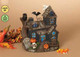 Lit Halloween Haunted House Decoration, 8.3 in
