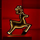Infinity Lights Deer Decoration, 32.5"