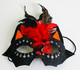 Sparkly Masquerade Ball Bat Masks with Feathers and Crystals