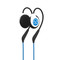 Bedphones (Gen. 2) headphones for sleeping - white/blue isometric view