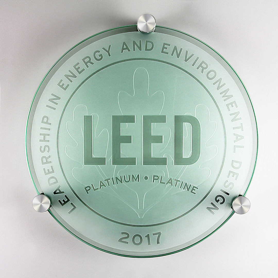 LEED Plaque Platinum Canada