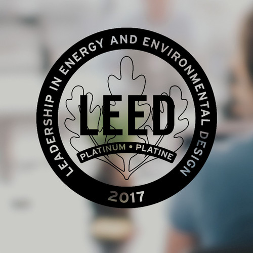 LEED Decal - Platinum (Front) | Canada