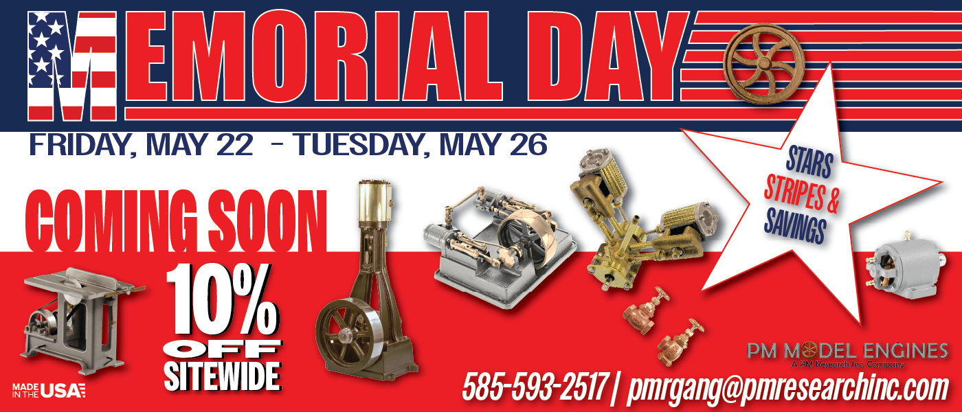 Memorial Day sale starts 5/22 and ends 5/26
