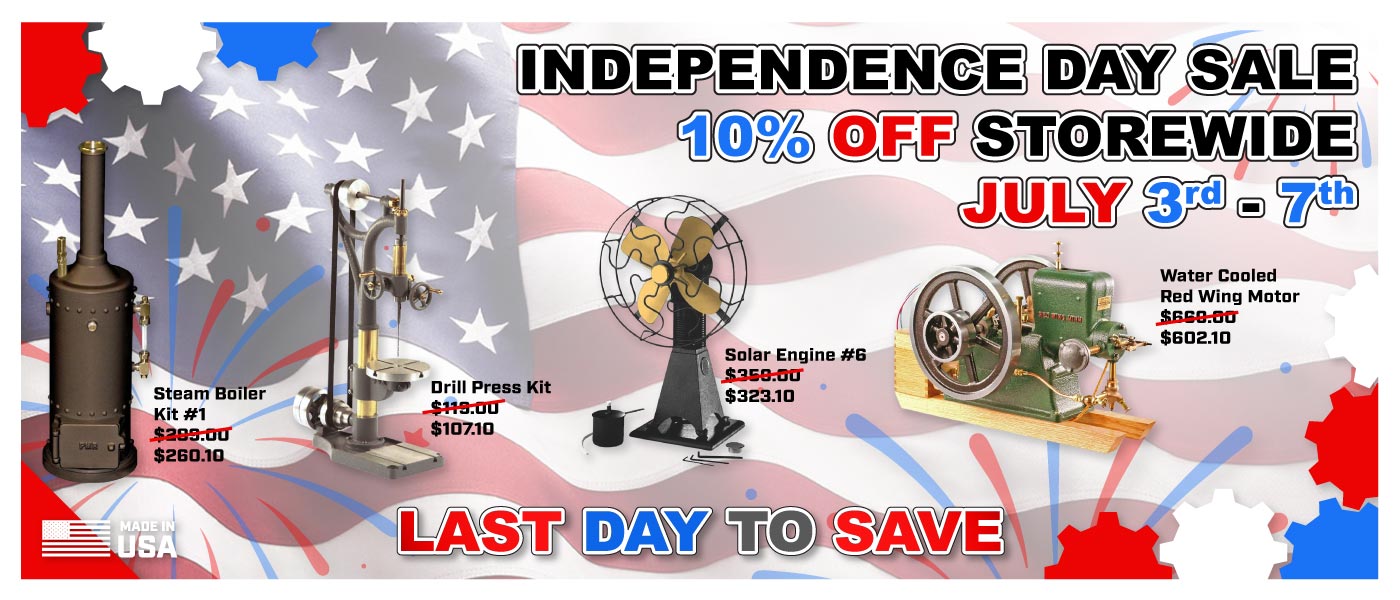 Independence Day Sale 10% off Storewide July 3rd - 7th ENDS TODAY