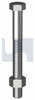 Bolt Hex & Nut Xl Thd Hdg M24 X 280 As1111.1/Cl 4.6Hot Dip Galvanised