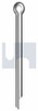 Split Pin Metric Zinc Plated (Rohs Compliant) Hec / Mild Steel M1.6 X 22