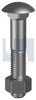Cup Head Bolt & Nut Hdg M6 X 20 As1390/Cl 8.8 Hot Dip Galvanised