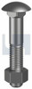 Cup Head Bolt & Nut Hdg M6 X 40 As1390/Cl 8.8 Hot Dip Galvanised