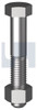 Bolt Hex & Nut Pln M6 X 16 As1110.1/Cl 8.8  Plain