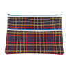 375 X 264Mm  2 Zip Tartan Pencil Case