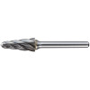 3/8In Included Angle Carbide Burr, 1/4In Shank Dia - Aluminium Cut