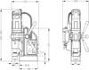 Euroboor 55S Plus Magnetic Drill - Variable Speed Up To 55Mm Dia