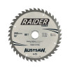 Austsaw Raider Timber Blade 255Mm X 30/25.4  Bore X 80 T Thin Kerf