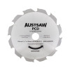 Austsaw - 230Mm (9In) Polycrystalline Diamond Blade - 30Mm Bore - 6Pcd 6Tct Teeth