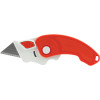 Profold Red Plastic Folding Knife With Beltclip