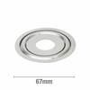 S/Steel Cover Plate 68Mm O.D. 1/2Inch Bsp