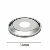 S/Steel Cover Plate 68Mm O.D. 10Mm Rise 1/2Inch Bsp