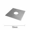 Cover Plate Stainless Steel 70X70Mm 1/2Inch Bsp