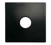 Cover Plate Black Stainless Steel 70X70Mm 1/2Inch Bsp