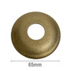 Cover Plate 1/2" Bsp 10Mm Rise Rough Brass