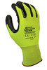'Black Knight Hi-Vis' Yellow Nylon Glove With Gripmaster Palm Coating Technology - Xlarge