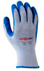 'Blue Grippa' Knitted Poly Cotton, Blue Latex Dipped Palm - Small