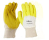 Economy 'Glass Gripper' Yellow Latex Dipped Palm, Retail Carded