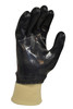 'Blue Knight' Nitrile Fully Coated Glove, With Knit Wrist - Large