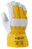 'Workman' Yellow Cotton Back Glove, Retail Carded