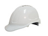 Maxiguard White Vented Hard Hat, Sliplock Harness