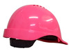 Maxiguard Pink Vented Hard Hat, Sliplock Harness