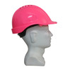 Maxiguard Pink Vented Hard Hat, Sliplock Harness