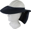 Maxisafe Hat Brim With Neck Flap - Navy Blue