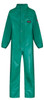 Chemmaster Green Pvc Coverall With Collar - Large