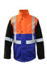 Arcguard Hi-Vis Fire Retardant Welding Jacket With Leather Sleeves 5Xlarge