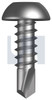 Metal Self Drilling Screw Pan - Trilobular #10-16 X16 Basalt - Cl3