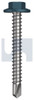 Metal Self Drilling Screw Flanged Hex Head #12-14 X45 Blue Ridge (Pacific Blue) -Cl4