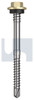 Metal Self Drilling Screw Hex + Washer + Xgrip #12-14 X68 Sandbank (Straw) -Cl4